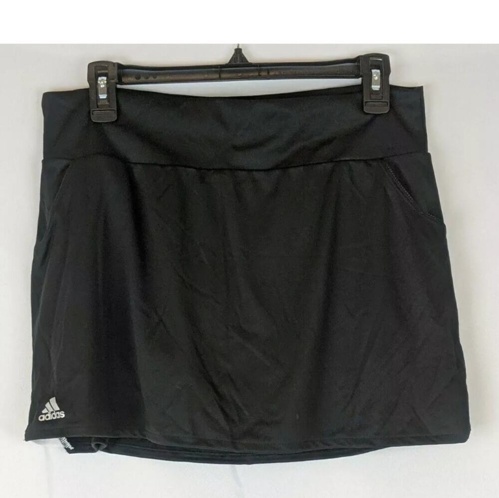 Adidas Club Tennis Skirt, Black, Women's Large